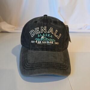 Alaska Denali Dad Hat Cap Gray NWT